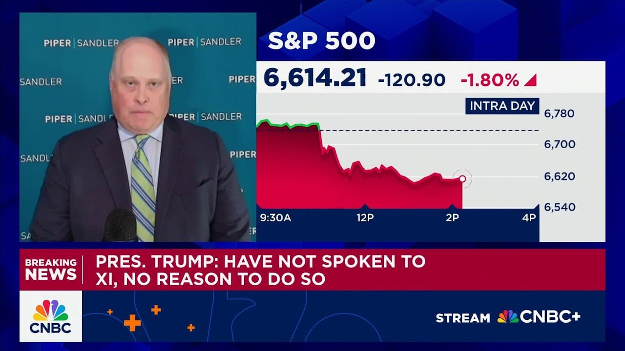 Investors were looking for an excuse to take profits, says Piper Sandler's Craig Johnson