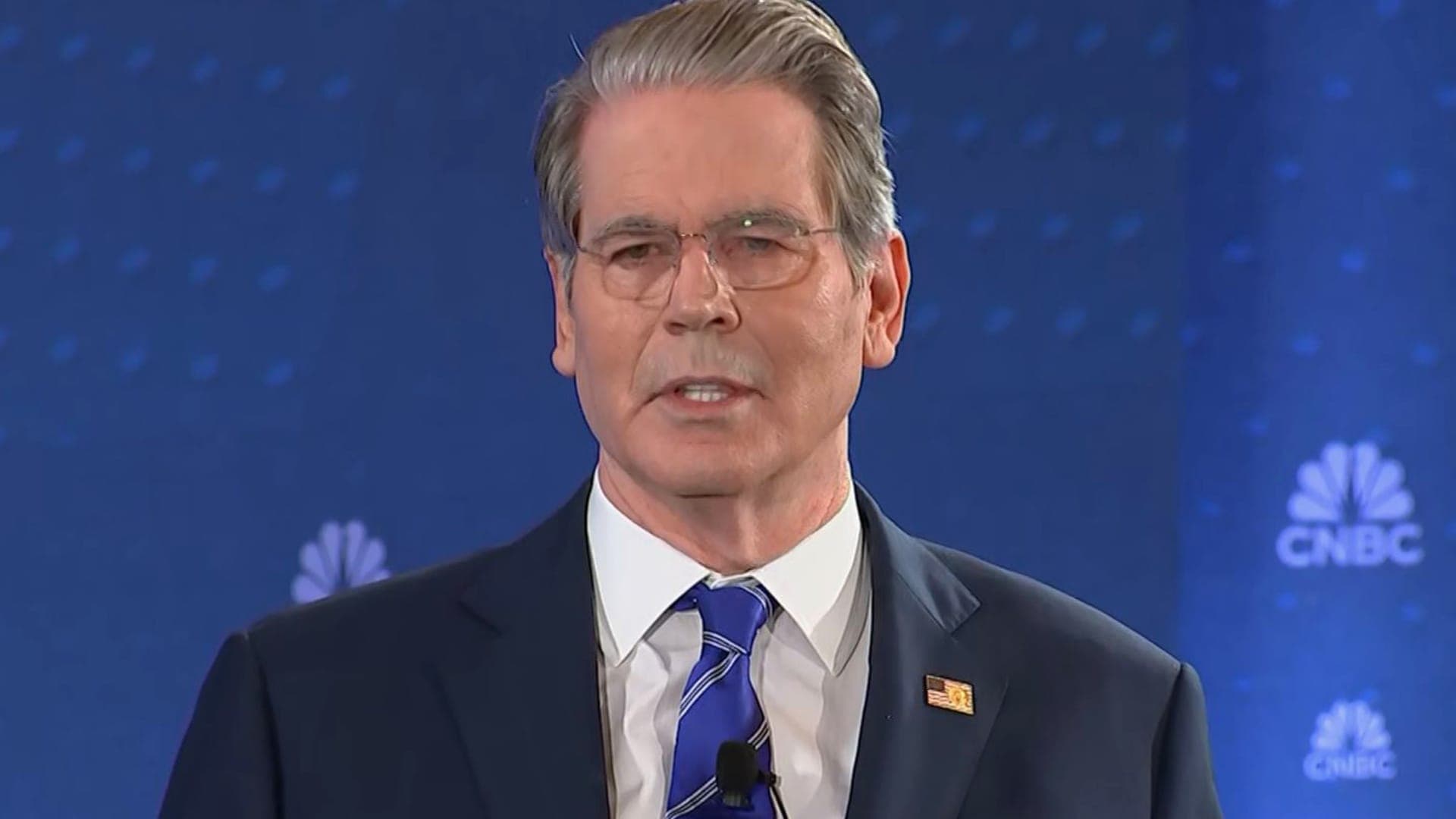 Treasury Secretary Bessent says a stock market decline won't deter the U.S. from taking strong action against China