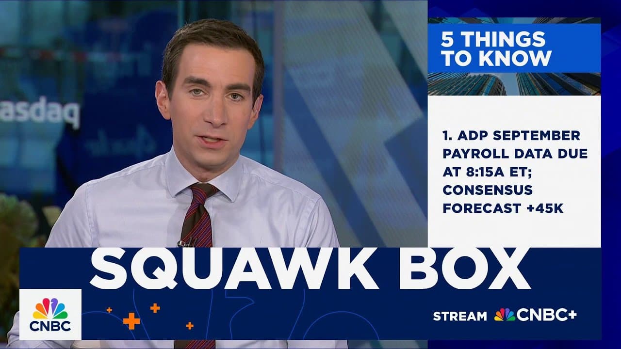 5 Things To Know: October 1, 2025