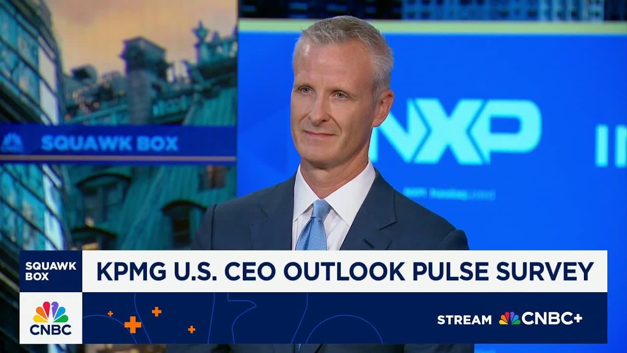 CEOs are becoming 'more confident' with the dynamic of constant uncertainty, says KPMG U.S. CEO