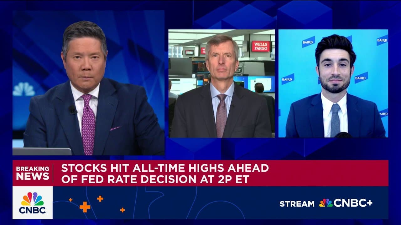 Market anticipation of 3 to 4 rate cuts in 2026 may be too optimistic, says Baird's Mayfield