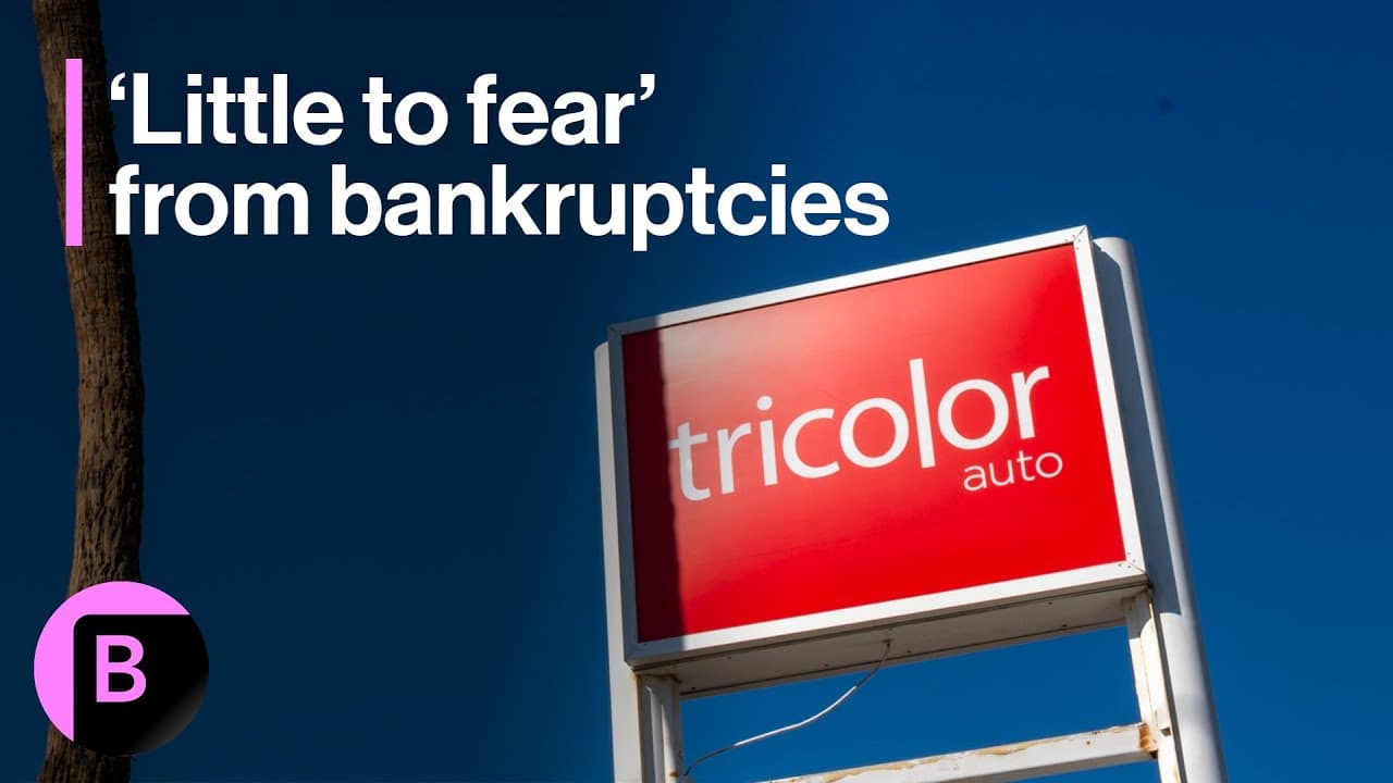 Markets Have Little to Fear From US Bankruptcies: 3-Minute MLIV