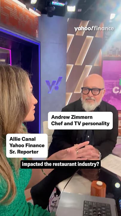 Tariffs are “horrific” for the dining industry, Chef @AndrewZimmern says.