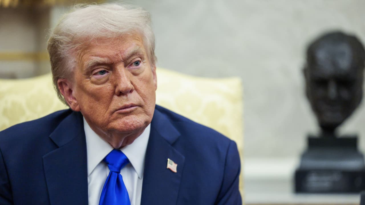 Trump defends tariffs, says US has been ‘the king of being screwed' by trade imbalance